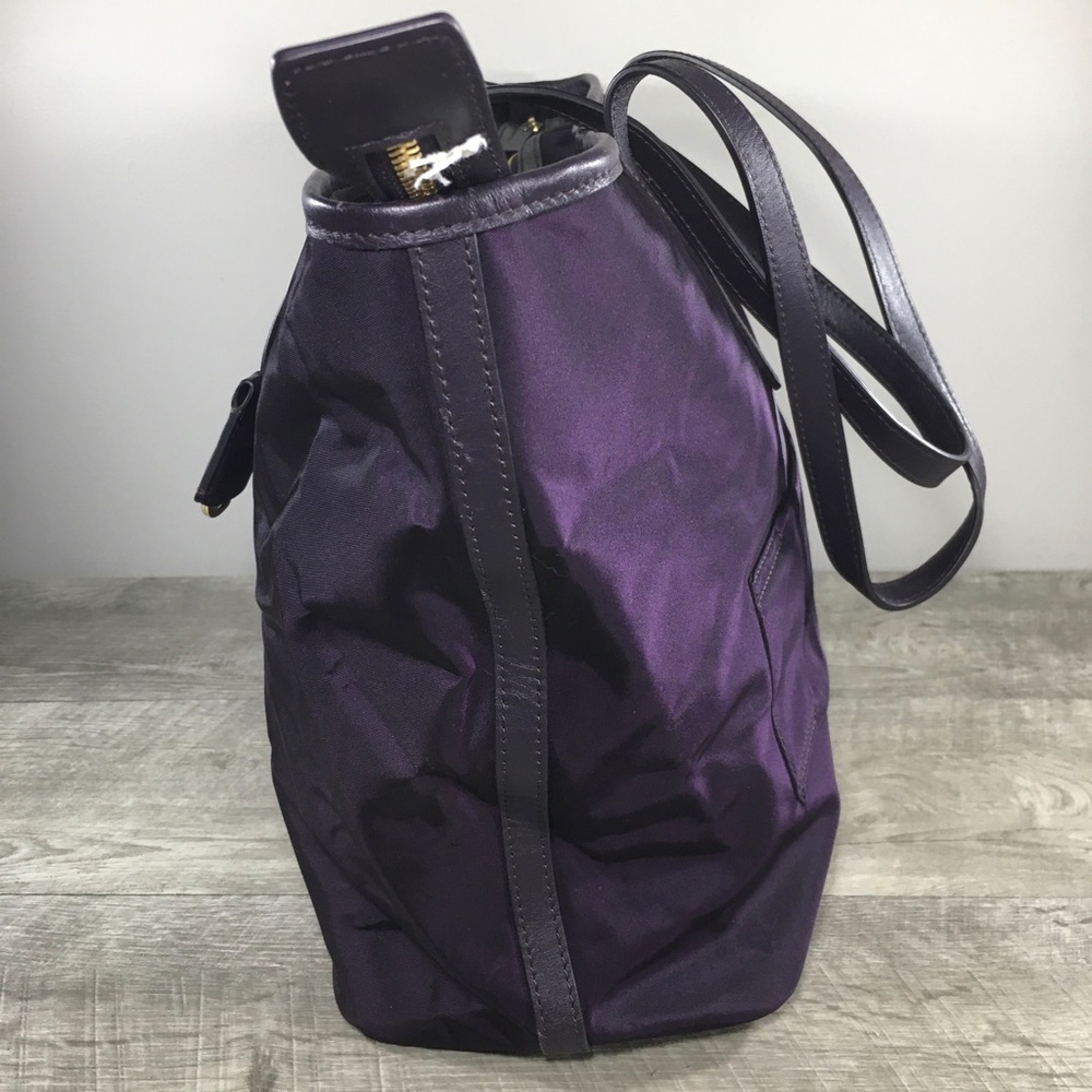 Tumi BlackBerry Purple Voyageur Everyday Travel Large Tote Bag Purse Handbag. - Picture 4 of 12
